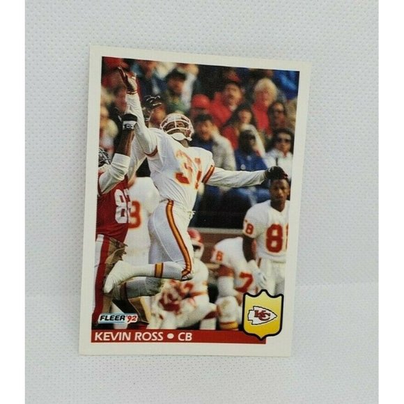 4 Vintage Fleer 92 Kansas City USA Printed Collectible Trading Football Cards - Picture 5 of 12
